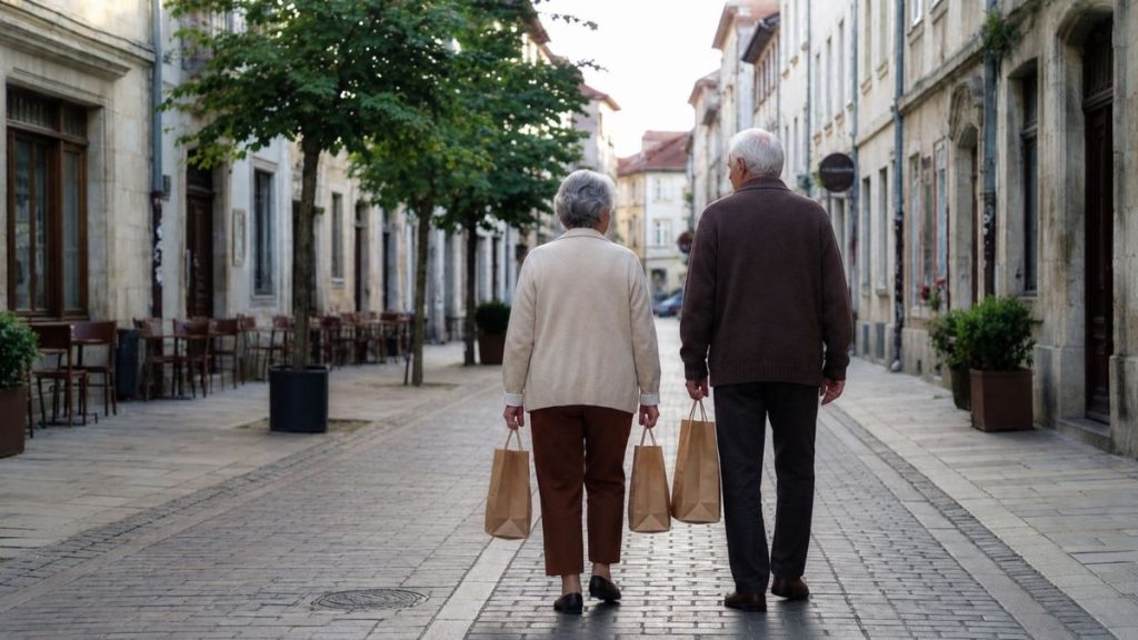 Caring for elderly parents while living apart.