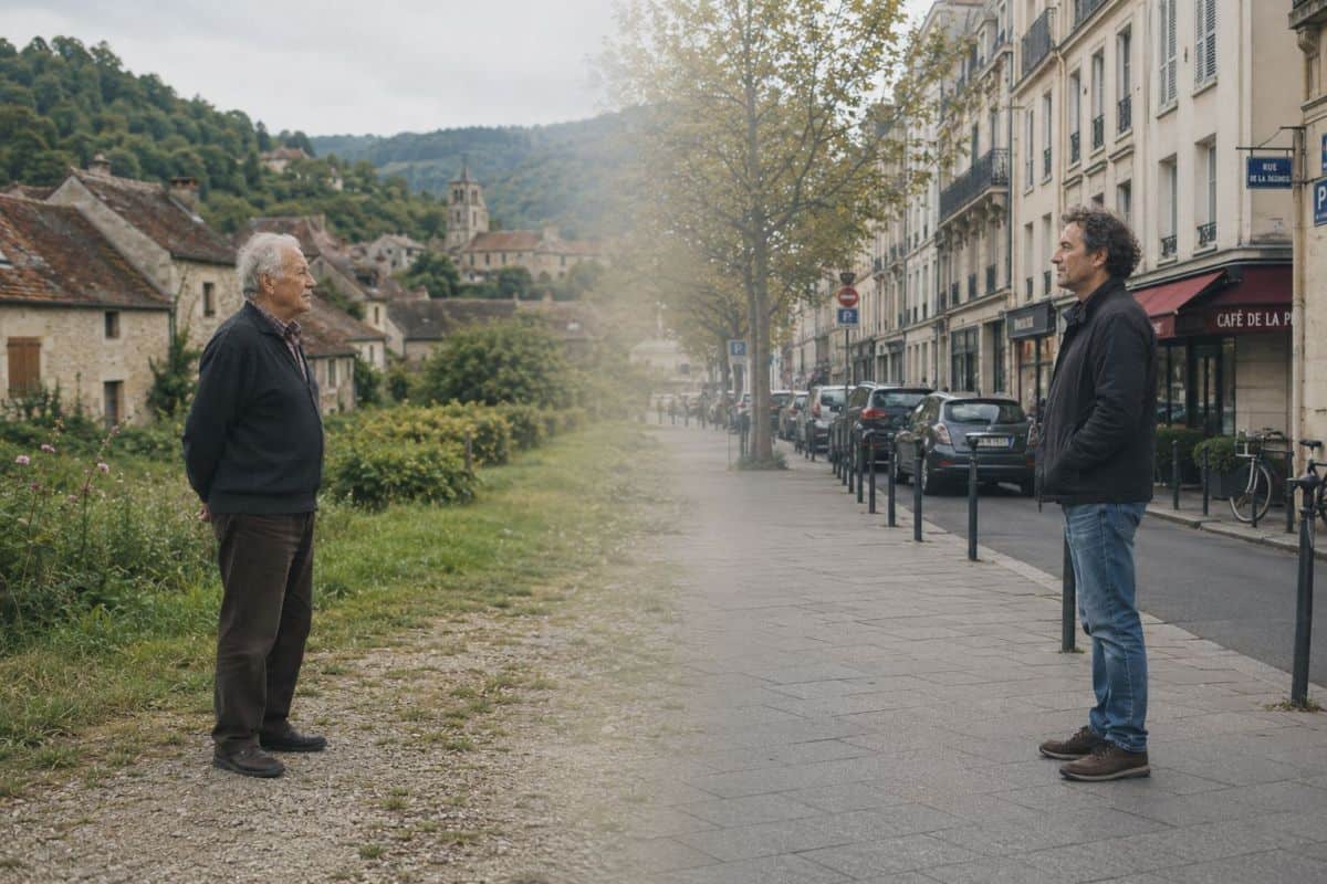 Adult children and elderly parents connected while apart.
